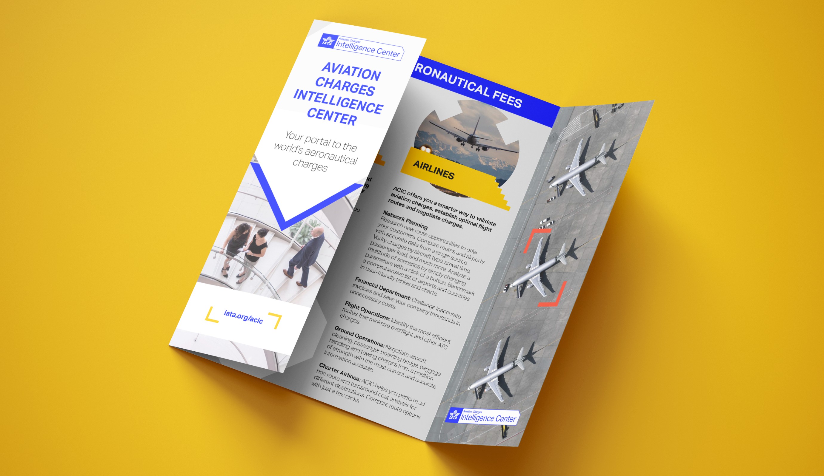 Mockup d'une brochure